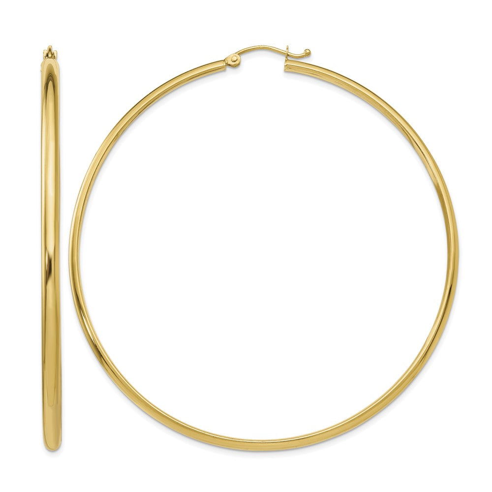 14k Polished Hoop Earring