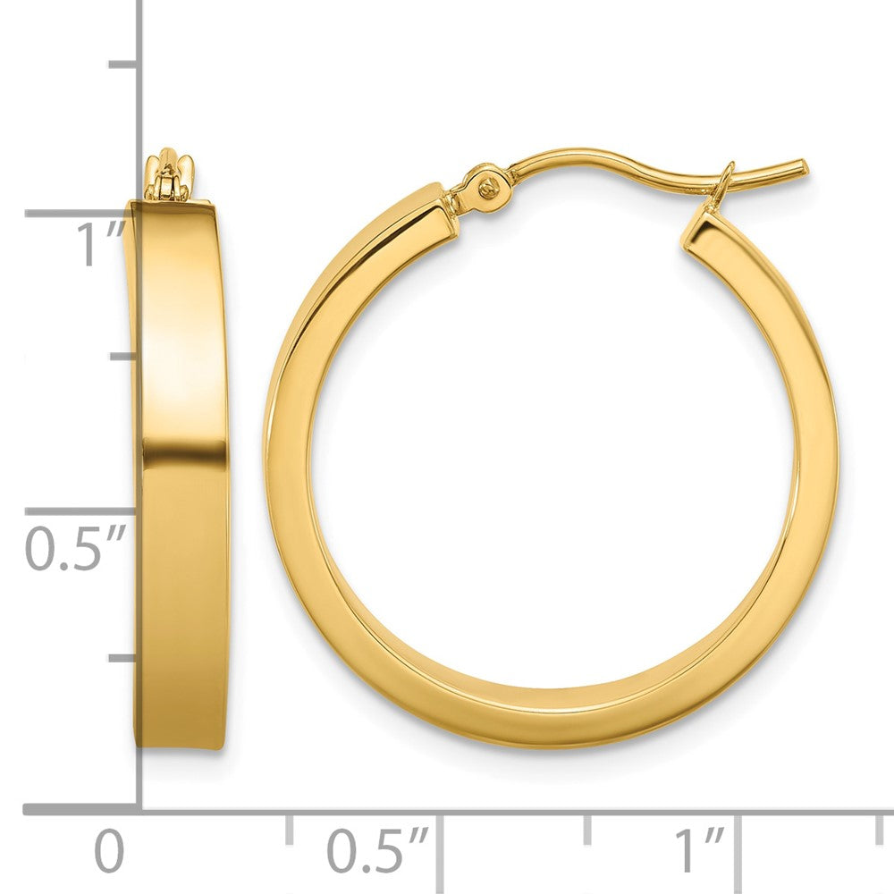 14k Polished Hoop Earring