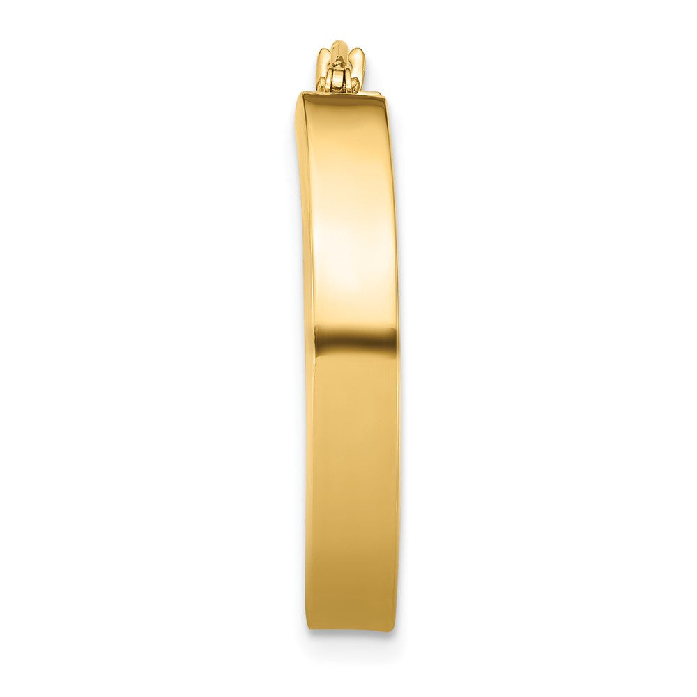 Single 14k Polished Hoop Earring