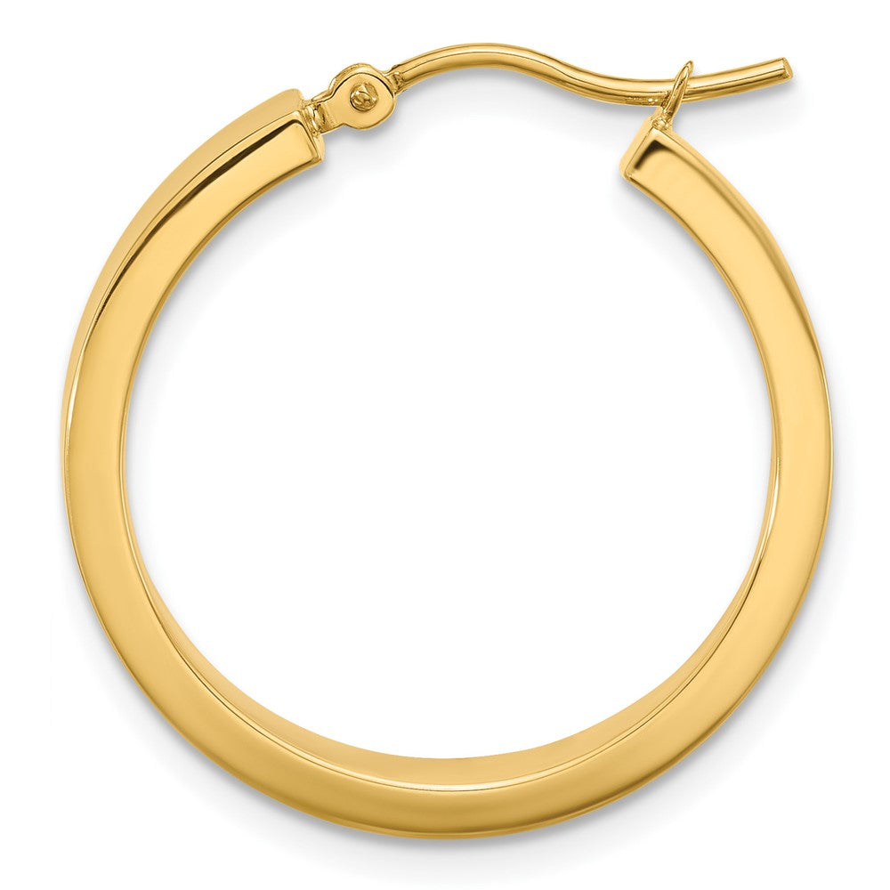 Single 14k Polished Hoop Earring