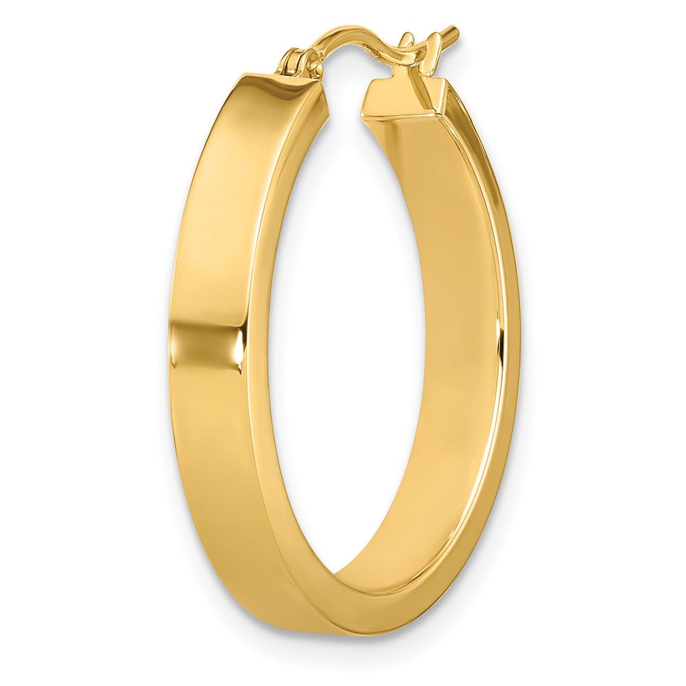 Single 14k Polished Hoop Earring