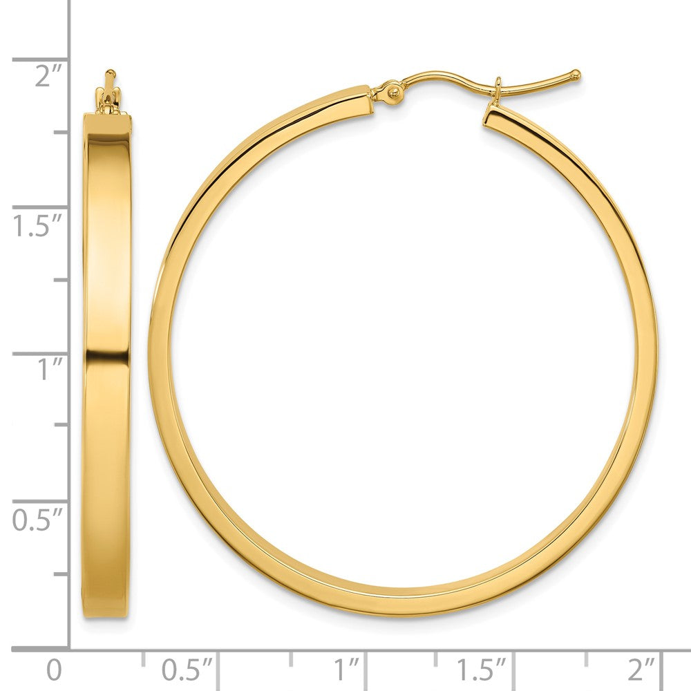 14k Polished Hoop Earring