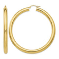 14k Polished 5mm Tube Hoop Earrings