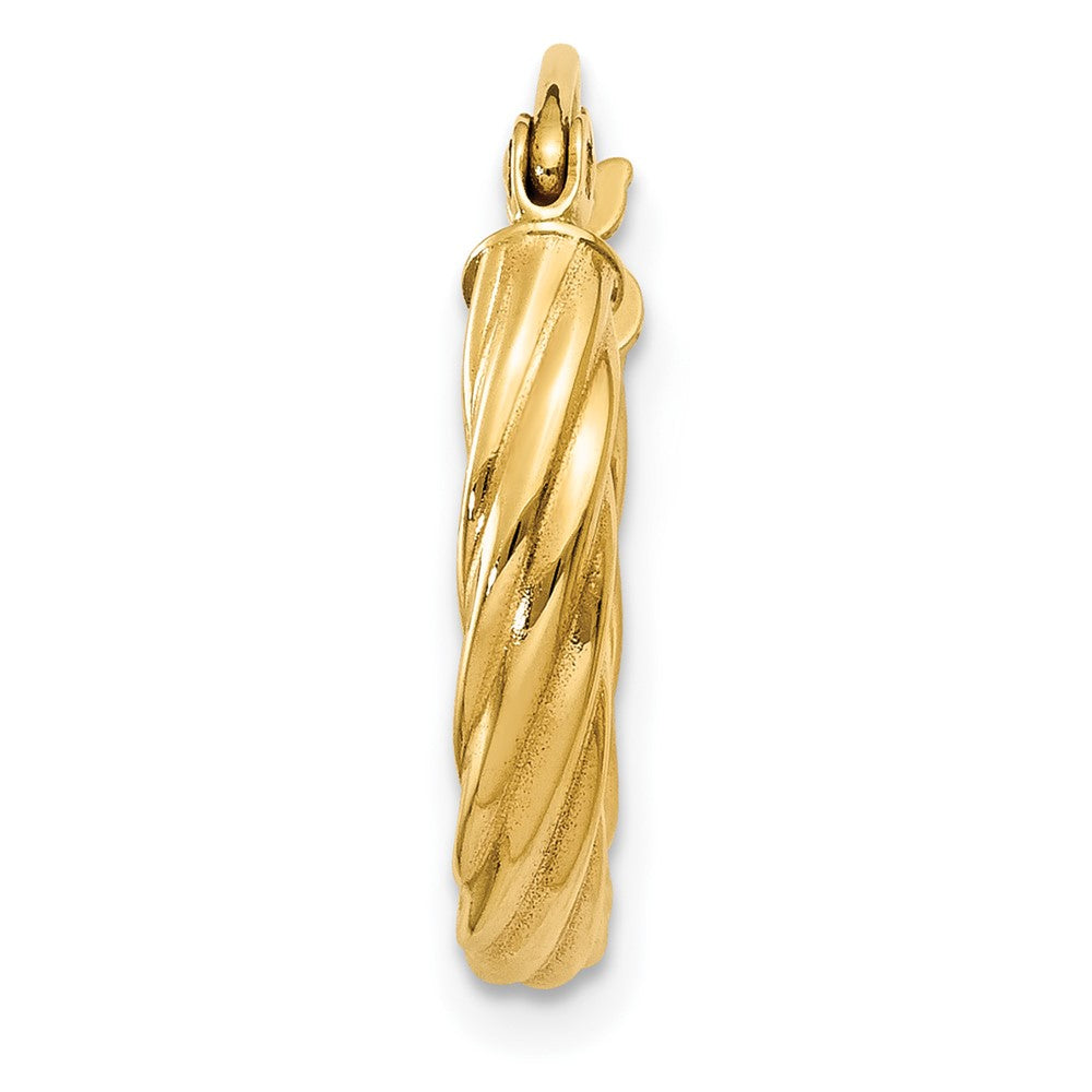 Single 14k Polished 2.75mm Twisted Hoop Earring