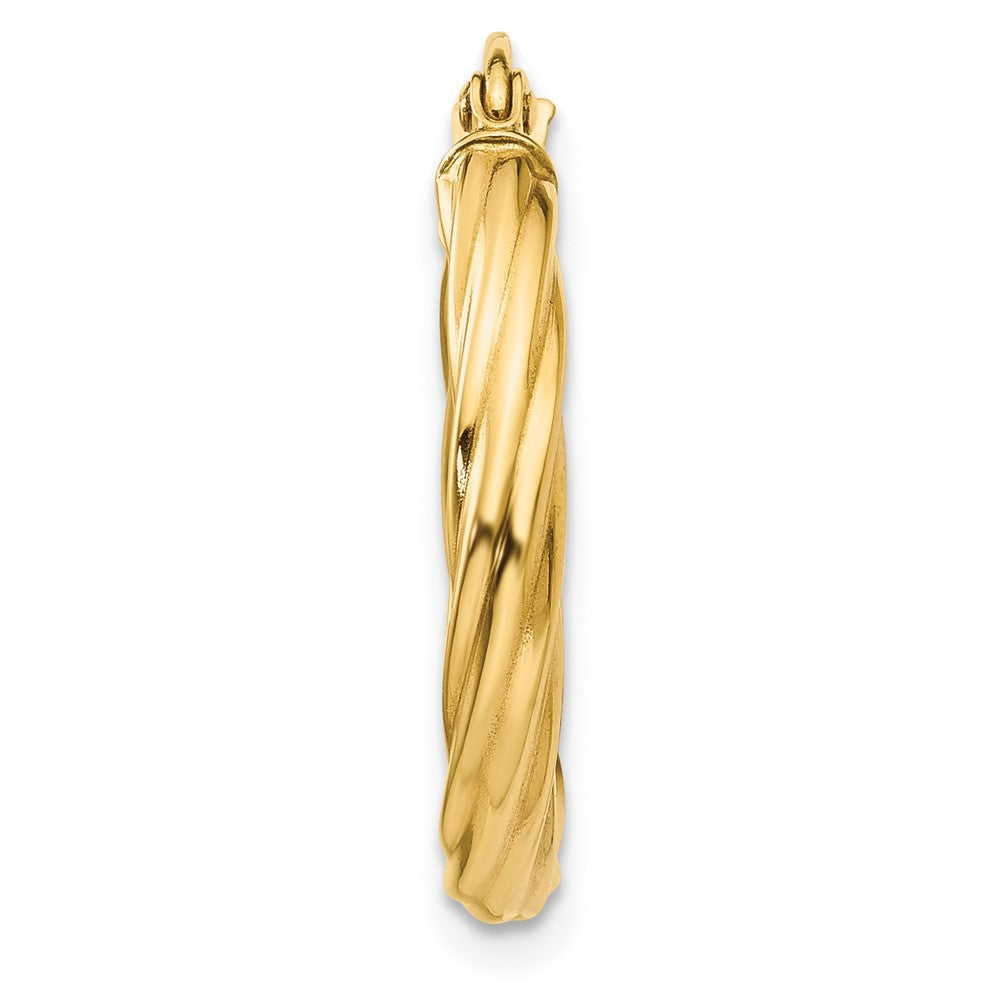 Single 14k Polished 2.75mm Twisted Hoop Earring