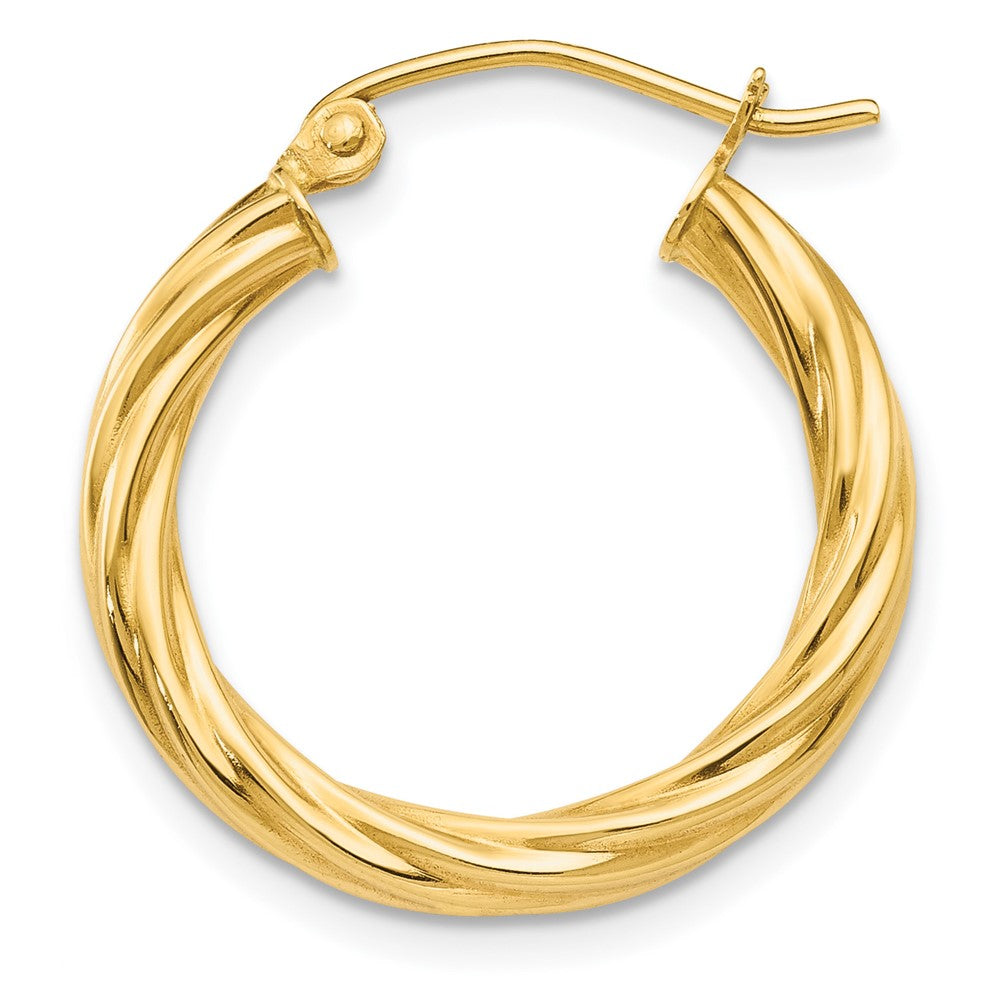 Single 14k Polished 2.75mm Twisted Hoop Earring