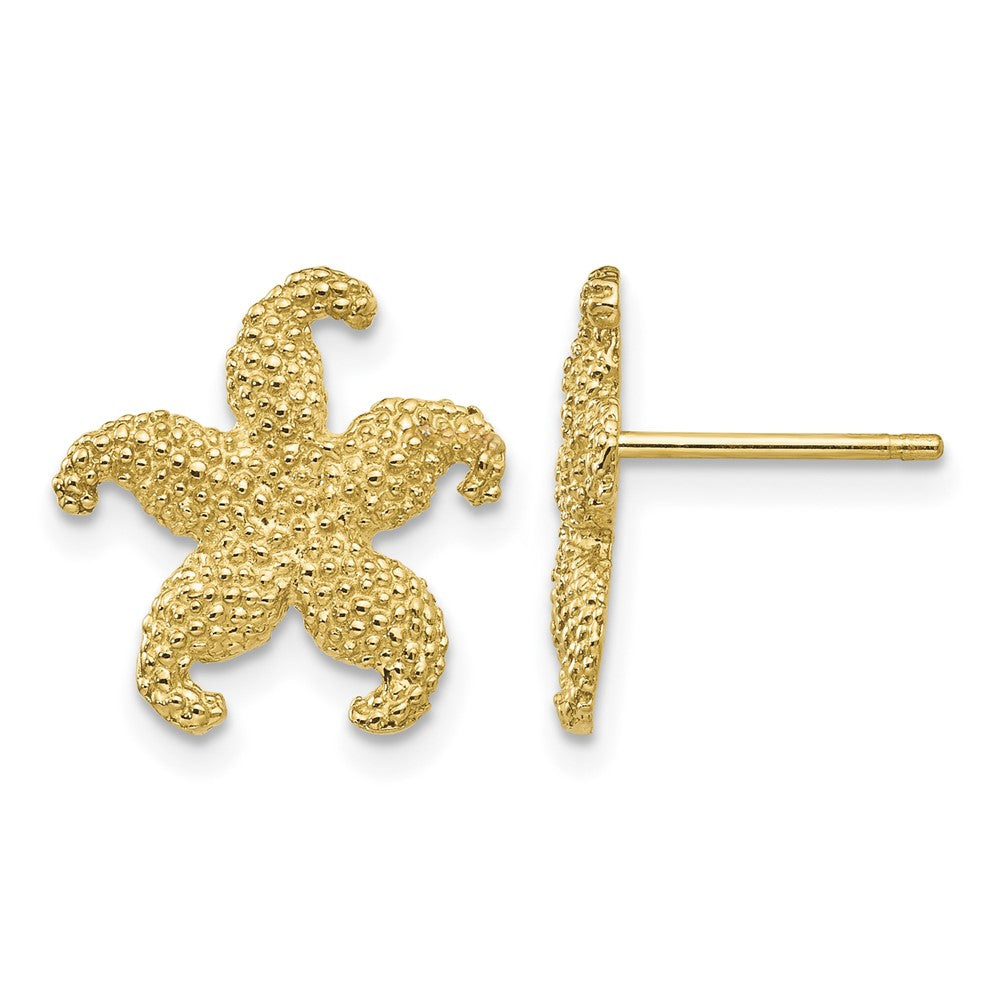 14k Starfish Post Earrings
