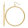 14k Tube Hoop Dangle Earrings