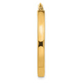 Single 14k 3mm Polished Square Hoop Earring