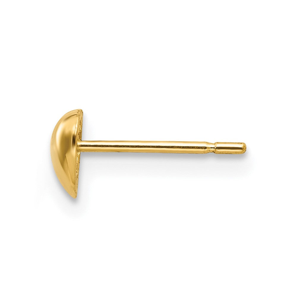 Single 14K Polished Heart Post Stud Earring