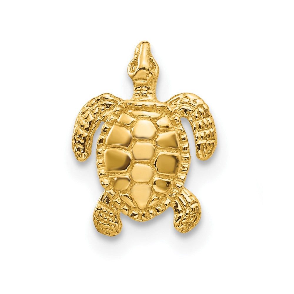 Single 14k Sea Turtle Post Earring