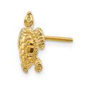 Single 14k Sea Turtle Post Earring