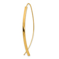 Single 14k 1.75mm Square Tube Wire Threader Earring
