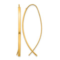 14k 1.75mm Square Tube Wire Threader Earrings