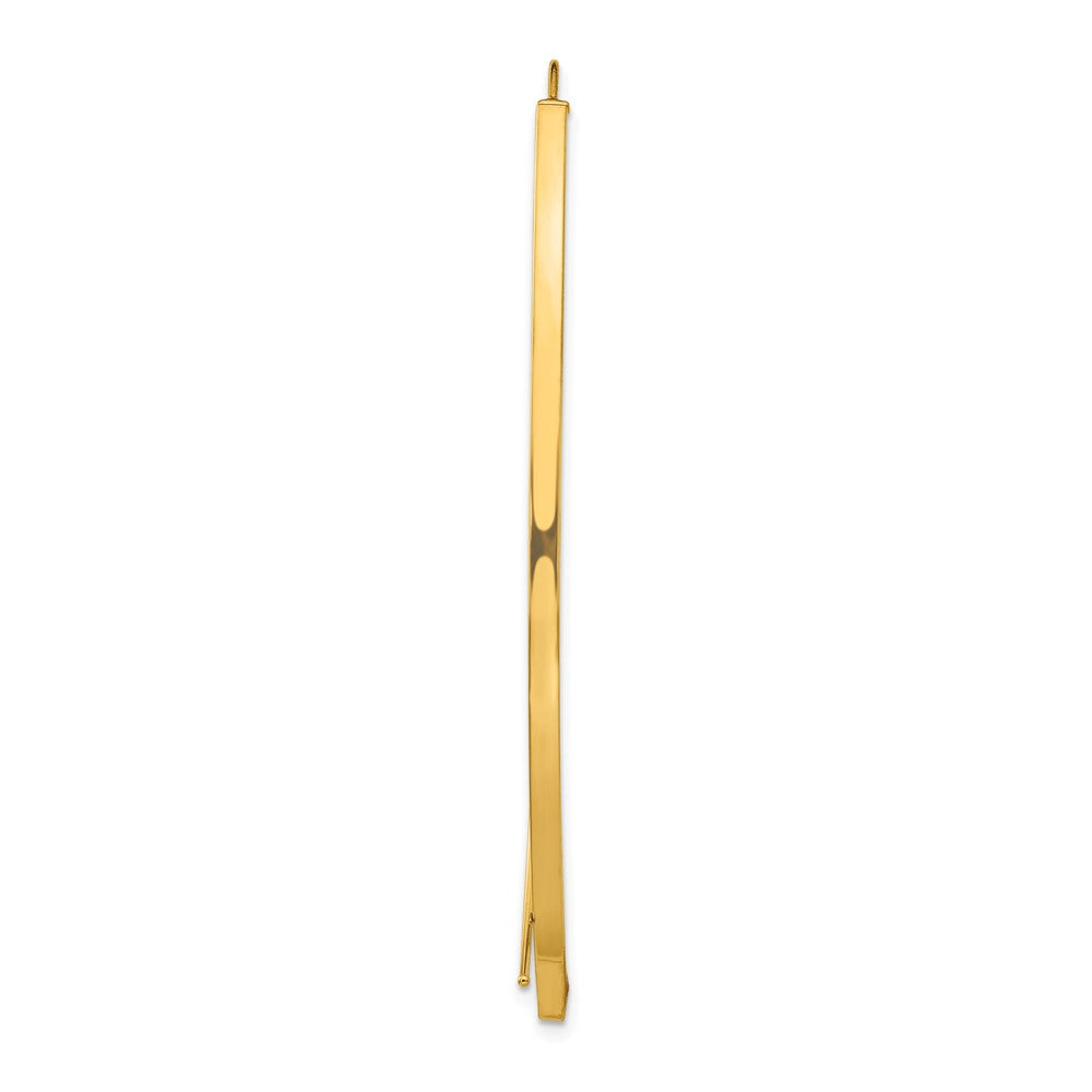 Single 14k 1.75mm Square Tube Wire Threader Earring