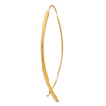 Single 14k 1.75mm Square Tube Wire Threader Earring