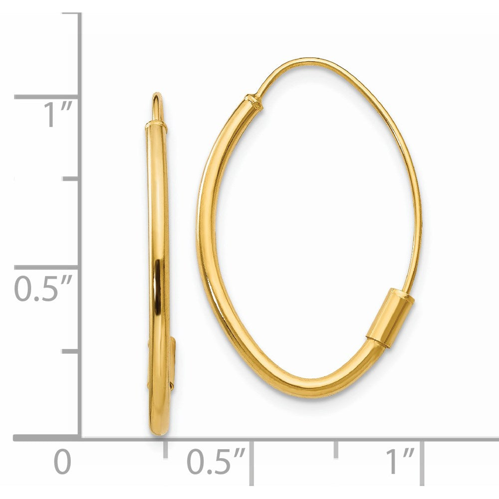 14k Wire Threader Earrings