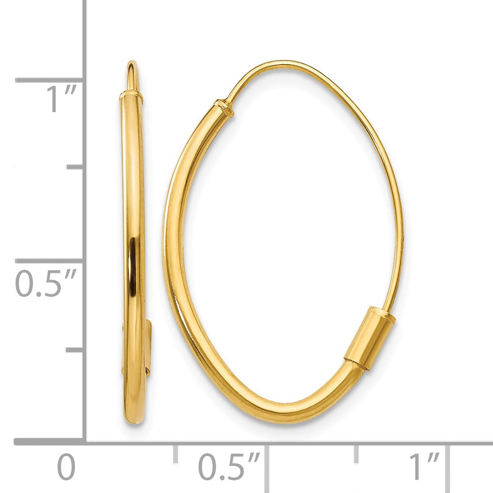 14k Wire Threader Earrings
