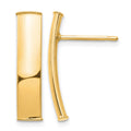14k Polished 5mm Post Earrings