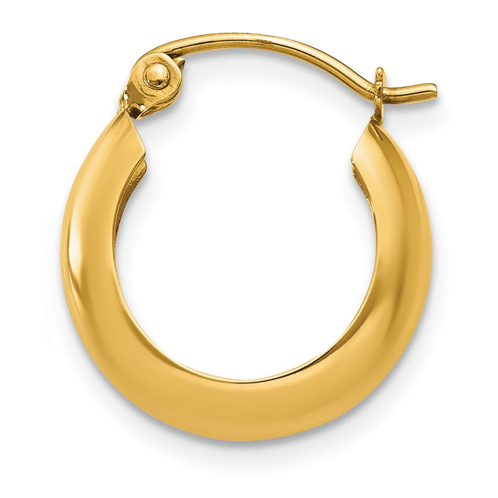 Single 14k Polished 4.75mm Round Hoop Earring