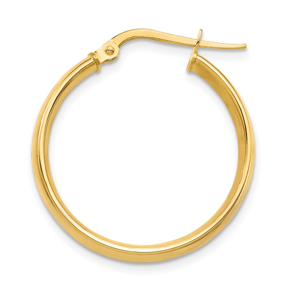 Single 14k High Polished 5mm Hoop Earring