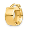 Single 14k High Polished 7mm Hoop Earring