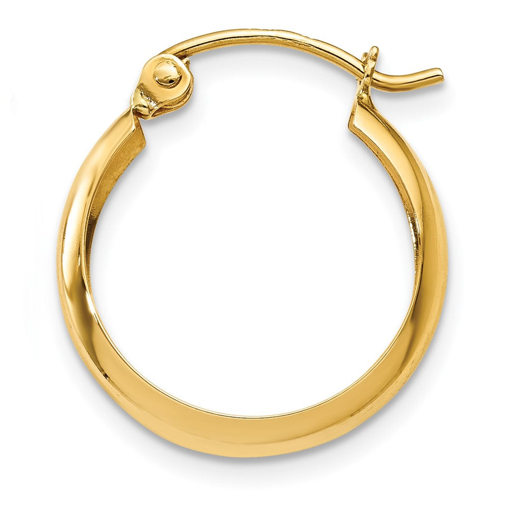 Single 14k Polished 3.5mm Hoop Earring