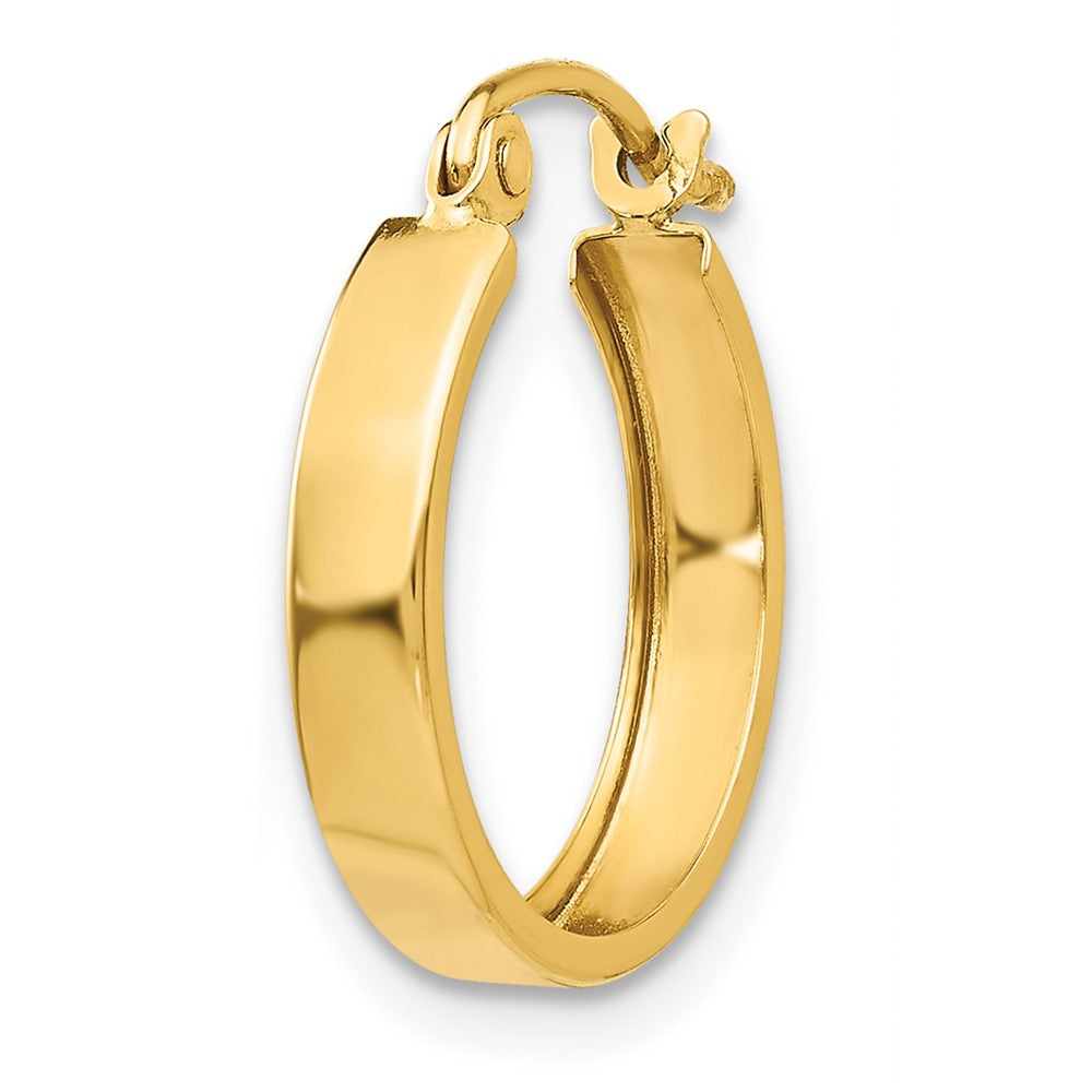 Single 14k Polished 3mm Hoop Earring