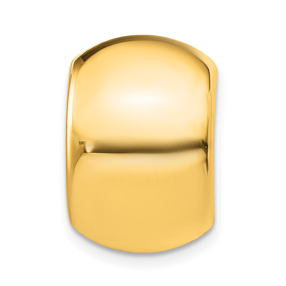 Single 14K Polished Omega Back Earring