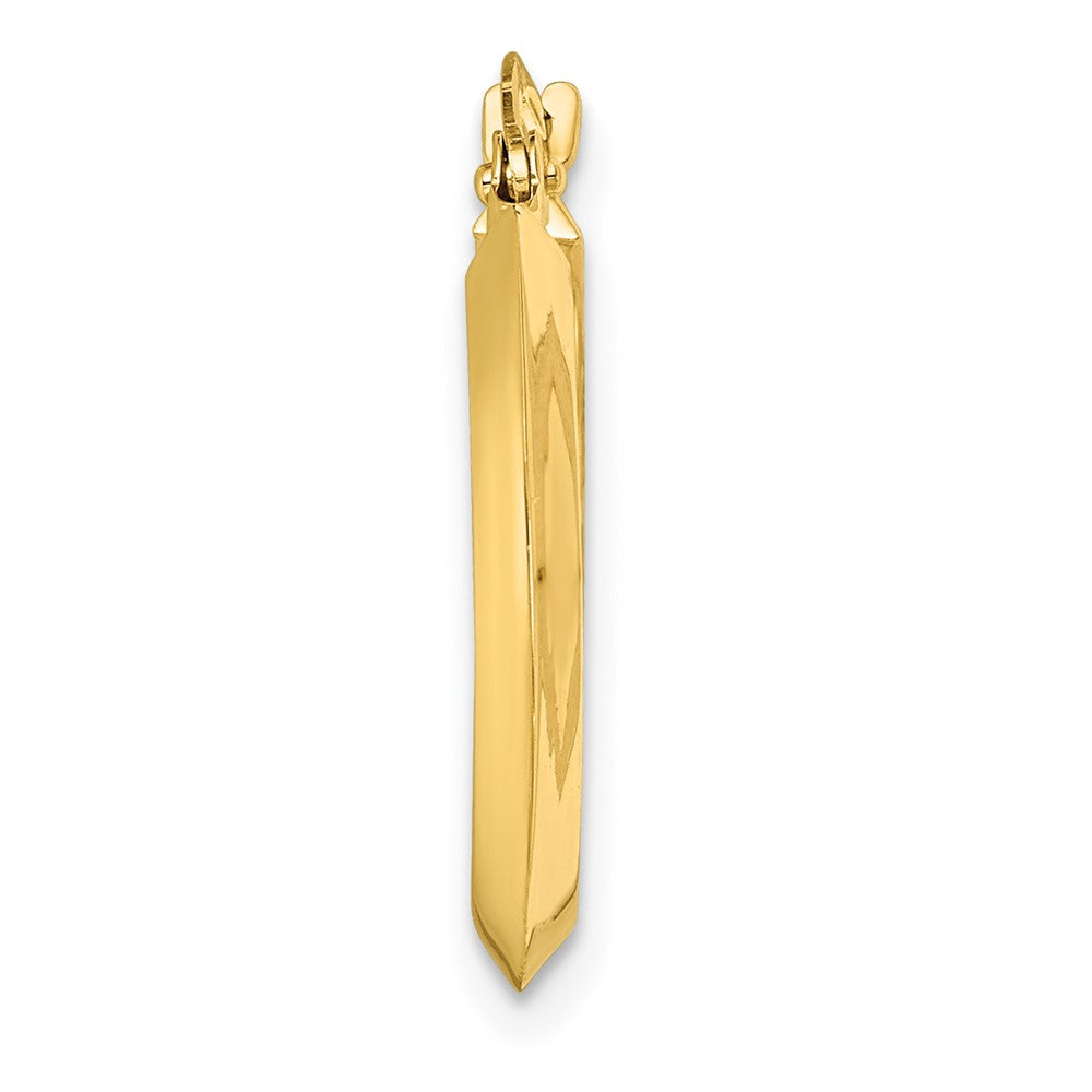 Single 14K Polished Hoop Earring