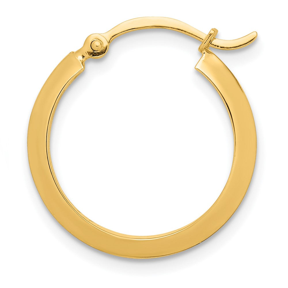 Single 14K Polished Hoop Earring