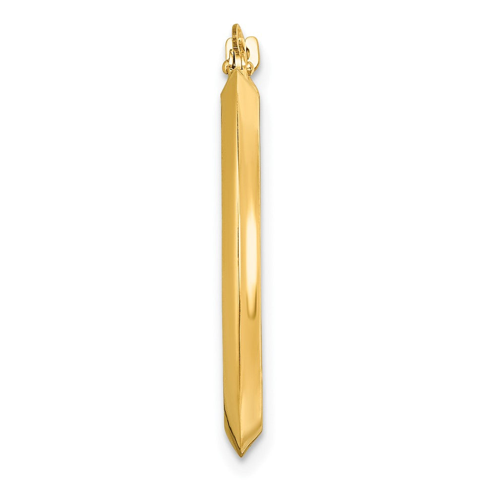Single 14K Polished Hoop Earring