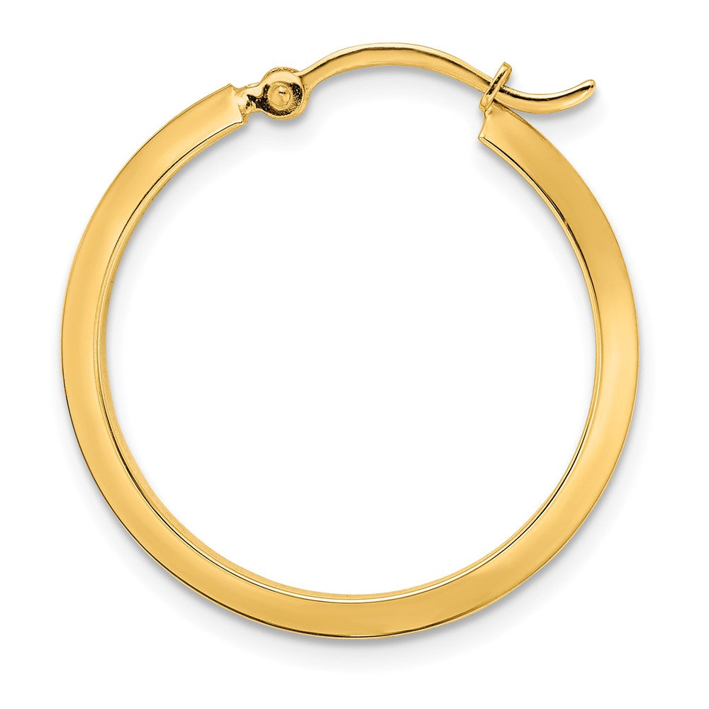 Single 14K Polished Hoop Earring