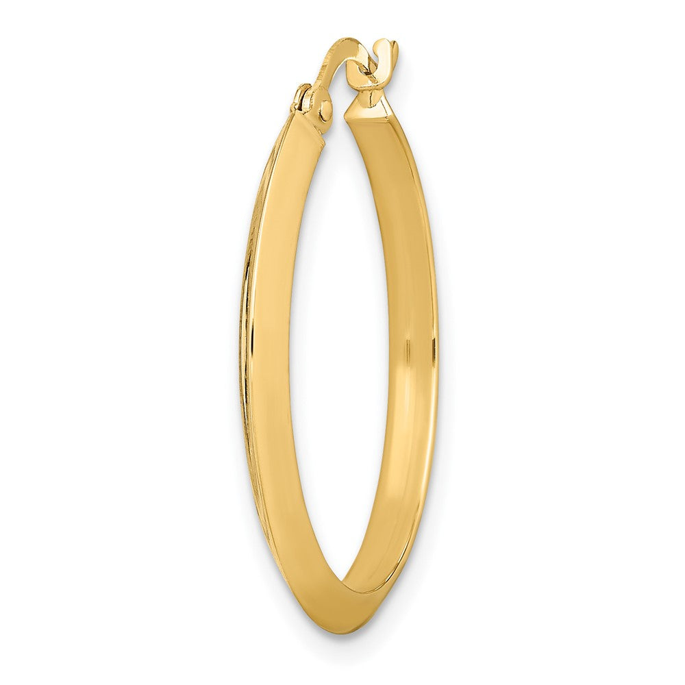 Single 14K Polished Hoop Earring
