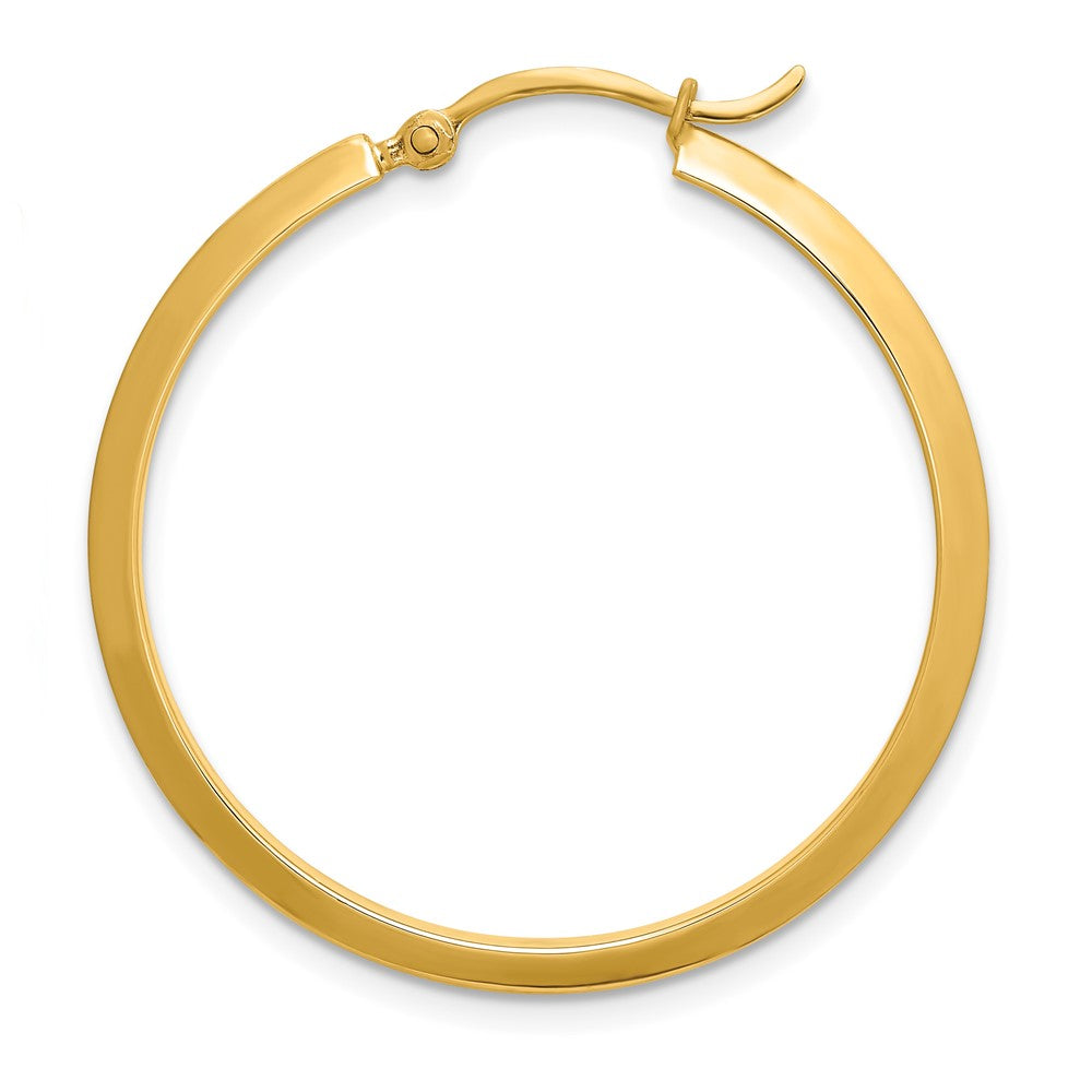 Single 14K Polished Hoop Earring
