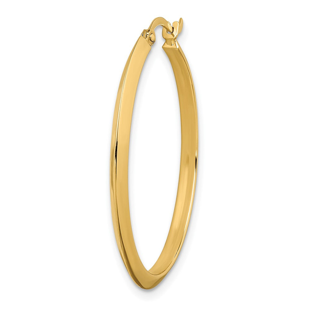 Single 14K Polished Hoop Earring