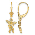 14k Angel Leverback Earrings