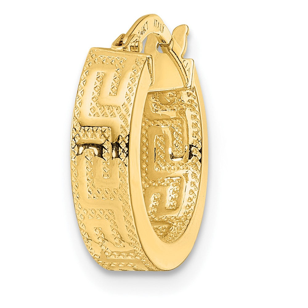 Single 14K Polished Hoop Earring