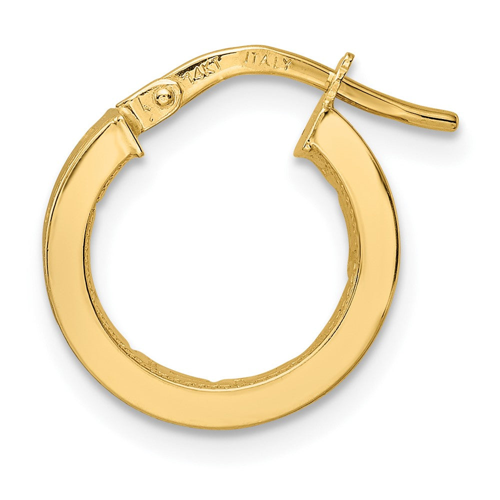 Single 14K Polished Hoop Earring