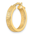 Single 14K Polished Hoop Earring