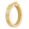 Single 14K Polished Hoop Earring
