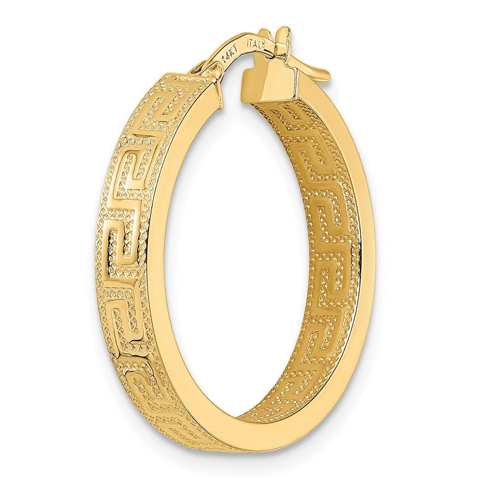 Single 14K Polished Hoop Earring