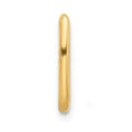 Single 14K Polished Oval Hinged Hoop Earring
