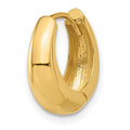 Single 14K Polished Hinged Huggie Hoop Earring