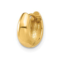 Single 14K Polished Hinged Huggie Hoop Earring