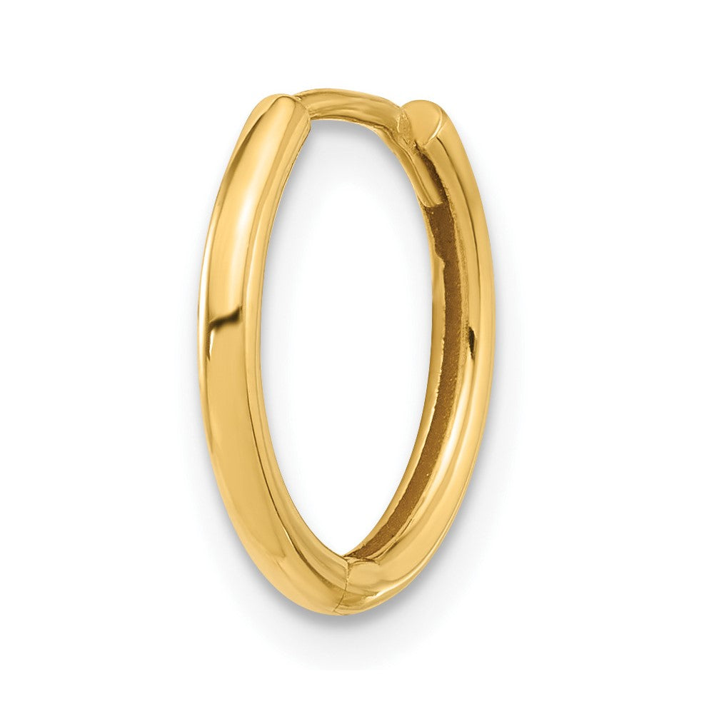 Single 14K Polished Hinged Hoop Earring