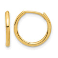 14K Polished Hinged Hoop Earrings