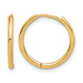 14K Polished Hinged Hoop Earrings
