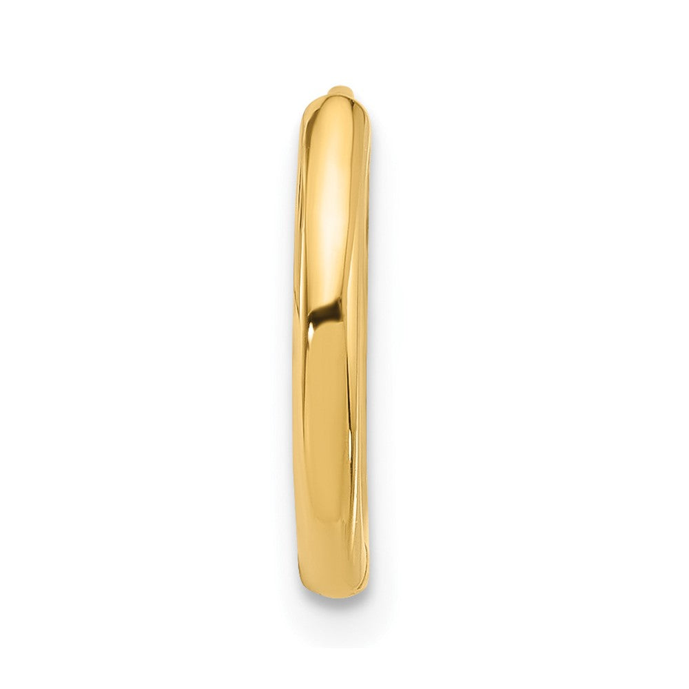 Single 14K Polished Hinged Hoop Earring