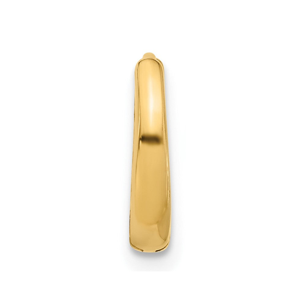 Single 14K Polished Hinged Hoop Earring